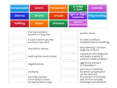 U15 Unit 5 RS - Vocabulary matching