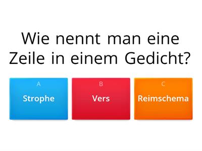 Gedichte-Quiz