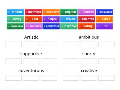 Personality traits