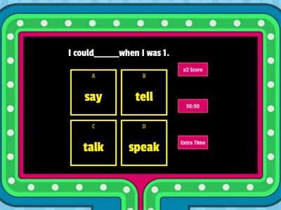 GE4 - L04 - Say, tell, talk, speak
