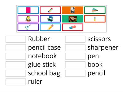 Children 1 School Objects