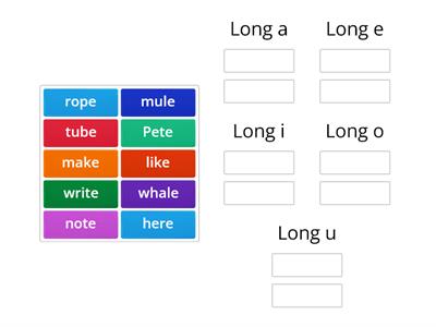 Long vowels