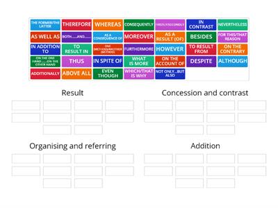 Cohesion/Linking devices