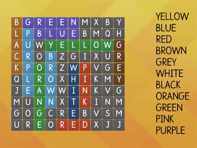 Color Game Crossword