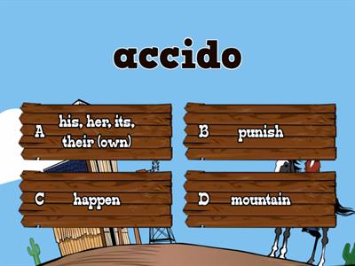 Quick Random GCSE Latin Vocab: Quiz 4 of 15