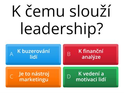 Čtyři základní role leadershipu