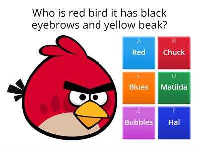 Guess the Angry Birds Character