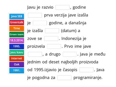 Java povijest