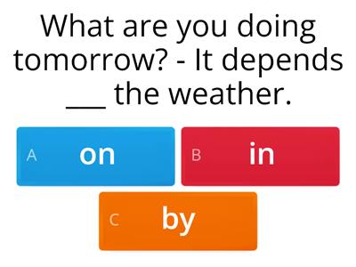 Prepositions with Verbs  
