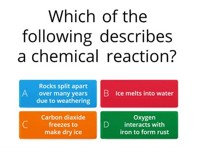 Year 9 - Conservation of Mass