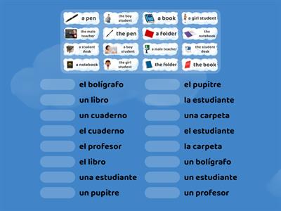 Spanish Definite v. Indefinite Articles Practice