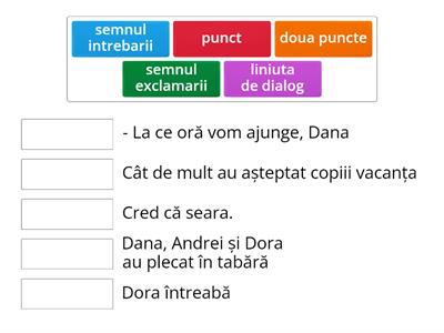 Semne de punctuatie clasa a II-a