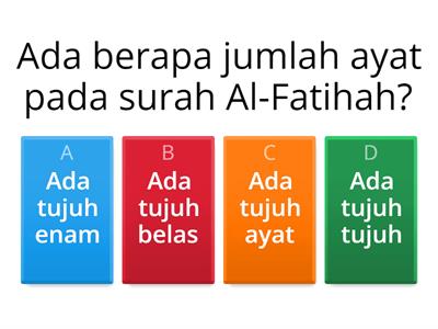 Surat Al-Fatihah