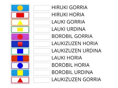 FORMA GEOMETRIKOEN JOLASA