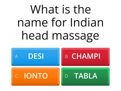 INDIAN HEAD MASSAGE