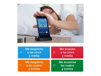 rutina diaria horarios