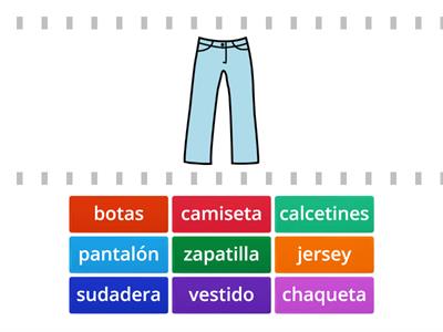 La ropa español