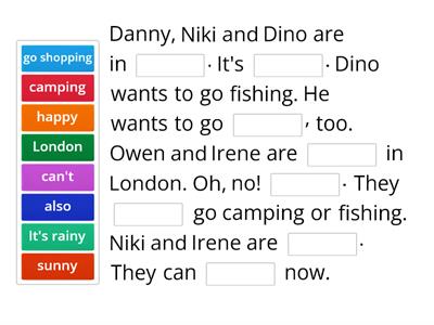 Dino 5 Unit1 (Reading time)