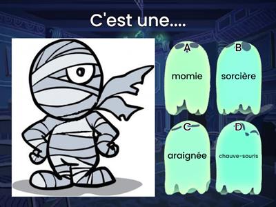 le vocabulaire de l'Halloween