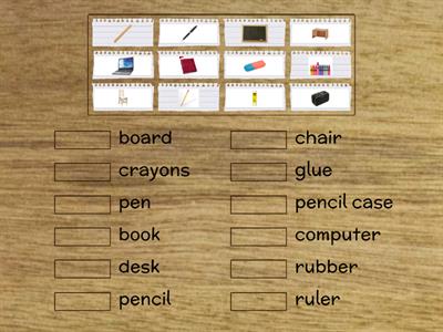 Brainy 4 - unit 1 - Classroom objects