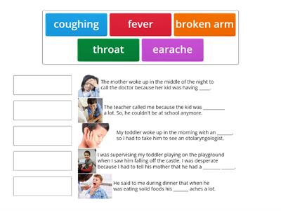 Problems children may have (for AuPair vocab)