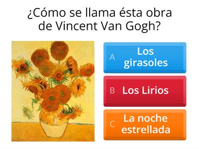 A jugar con Vincent Van Gogh