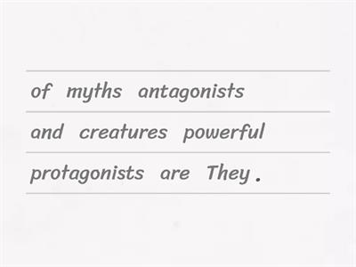 Mythical creatures(Definition).