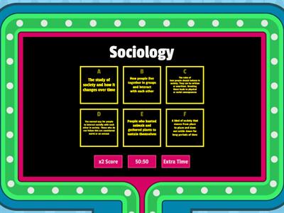 8th What is sociology vocab practice 