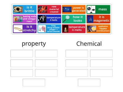 Physical and Chemical Properties practice