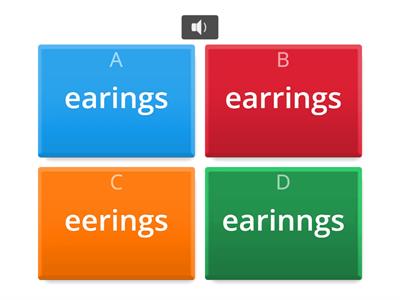 Spelling Test Wk 3/4 Grade 4 Term 3