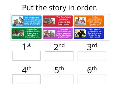 The Gruffalo's Child Story Sequence