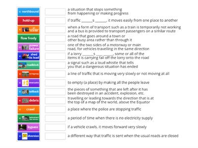 Roadmap B2+ unit 5a. Vocabulary. Match the words and the definitions.