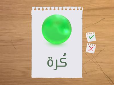 Flash Cards: Prepositions of Place أحرف الجر بالعربية