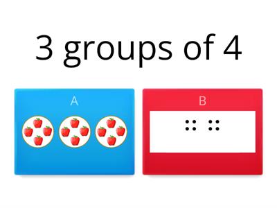 Groups of:  multiplication 