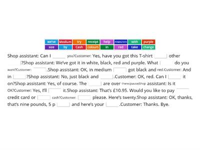 Shopping for clothes - https://learnenglishteens.britishcouncil.org/skills/listening/elementary-a2-listening/shopping-cl