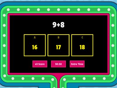 GAMESHOW Adding with 9, 8, 7