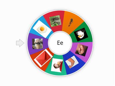 Letter E Sound Wheel