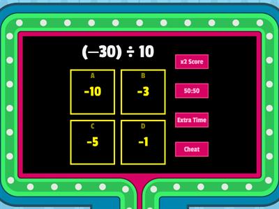 Integers Game