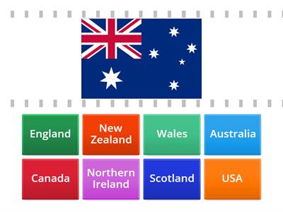 eng speaking countries/flags