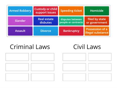 Civil or Criminal 