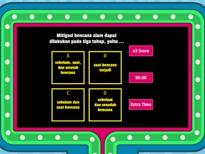 KUIS MATERI MITIGASI BENCANA ALAM