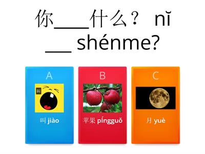 汉语课 quiz