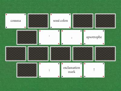 Punctuation matching pairs 