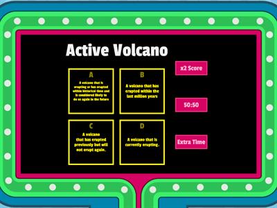 Volcano Vocabulary