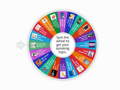 Try your luck - speaking wheel