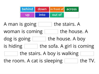 Prepositions of place  - check your grammar