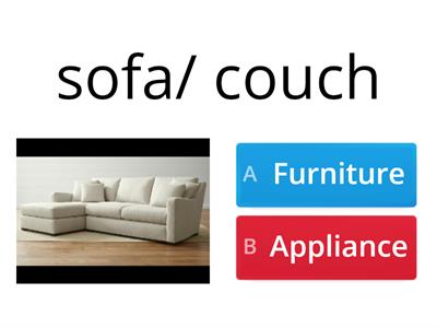 Furniture or Appliance A0