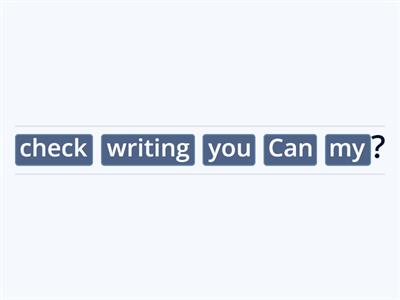 Asking for feedback in writing tests