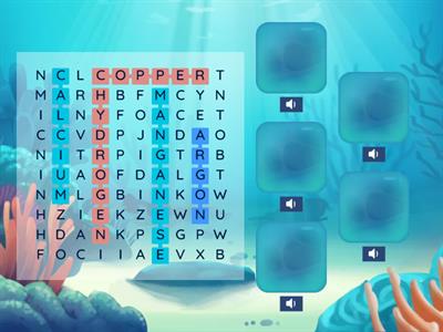 Exam  by sara mohamed  wordsearch in chemistry