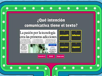 La intuicion comuticativa de los textos 